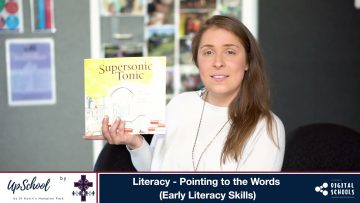 Literacy – Pointing to the Words Early Literacy Skills