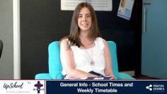 General Info – School Times and Weekly Timetable